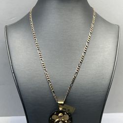 Gold Chain 10inch With Charm 14k 