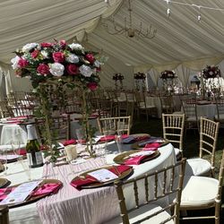 Tents With Drape Chavari Chairs 