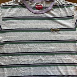 Supreme Gonz Logo Stripped Tee