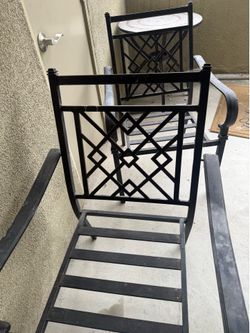 Table and Two Chairs