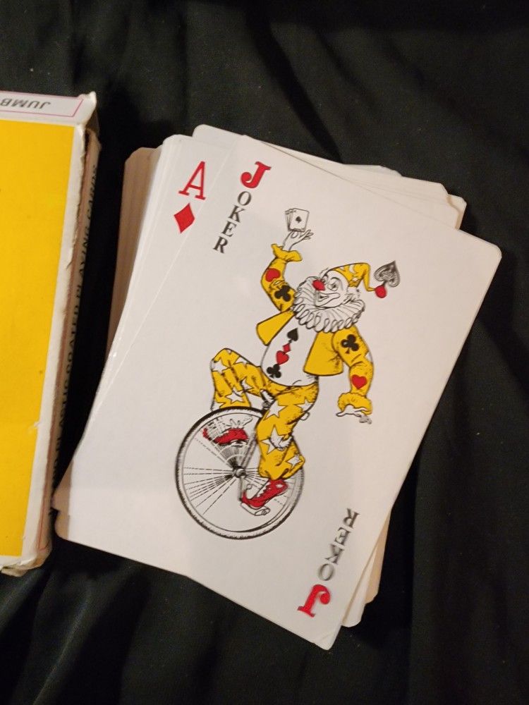 Vintage Complete Set of Oversized Playing Cards