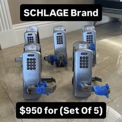 100% Working Heavy Duty Stainless Steel Lockset With Keypad (Set Of 5)