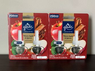 Glade Warm Apple & Spices Refills, Price for Both