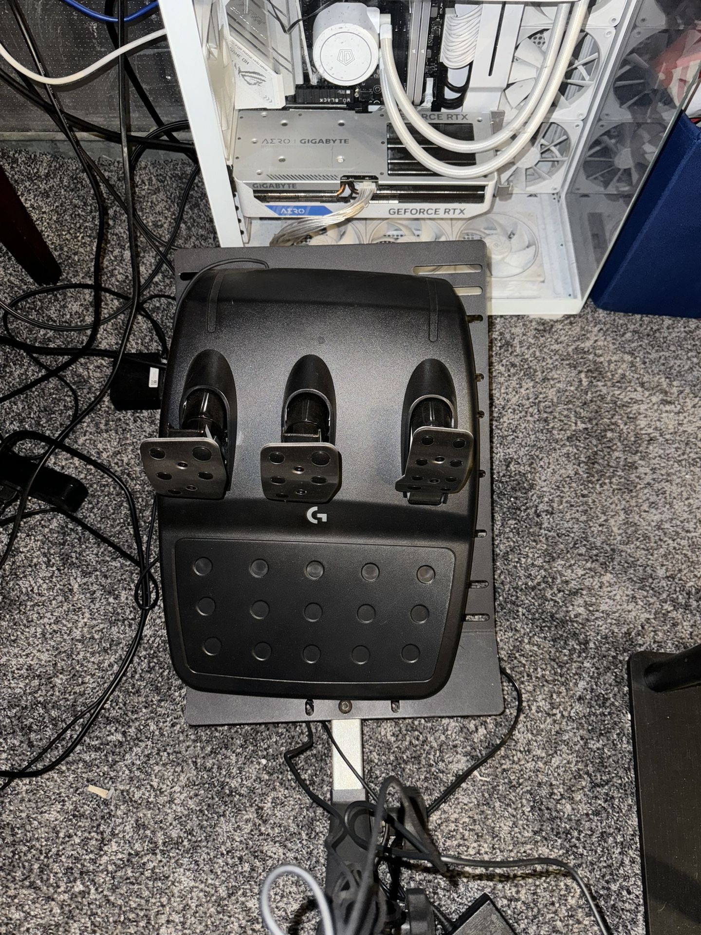 Sim Racing Setup - Logitech G923 TrueForce Wheel, Pedals, Shifter + Racing Chair - $600 OBO