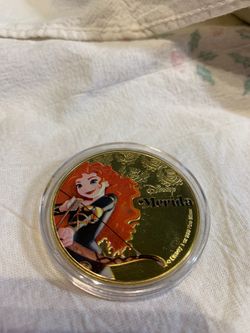 Disney Merida 1oz Clad Silver and Gold Coin 2017