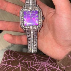 Purple Face Cartier Santos 