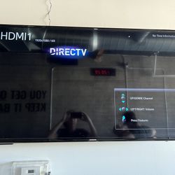 55” Samsung Smart Tv (will Include Mount)