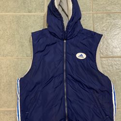 Reversable Navy/Grey Vest Size M Unisex