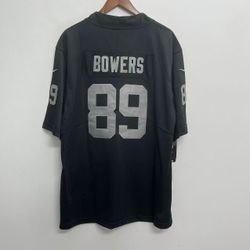 Brock Bowers #89 Las Vegas Raiders Jersey 