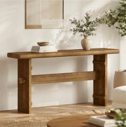 63” Wooden Console Table