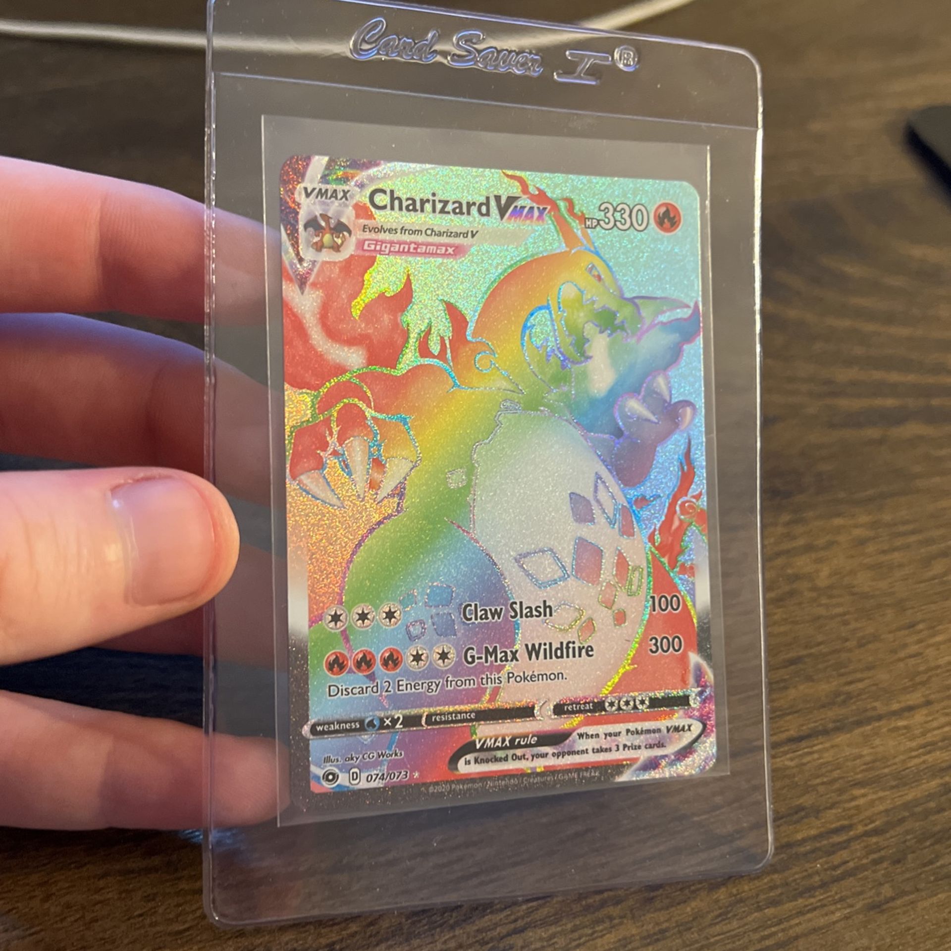 Rainbow Charizard VMAX 074/073