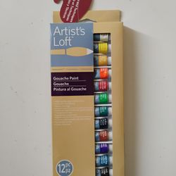 Artists Loft Gauche Paint Set. 12 Count. Never Used.