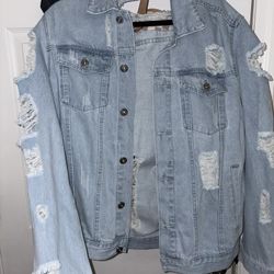 Men’s M Jean Jacket NEW 