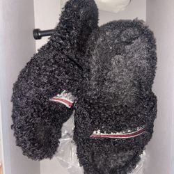 Balenciaga Shearling Furry Slide Heels