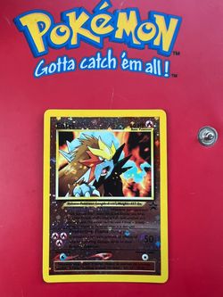 Entei Promo Pokemon Card