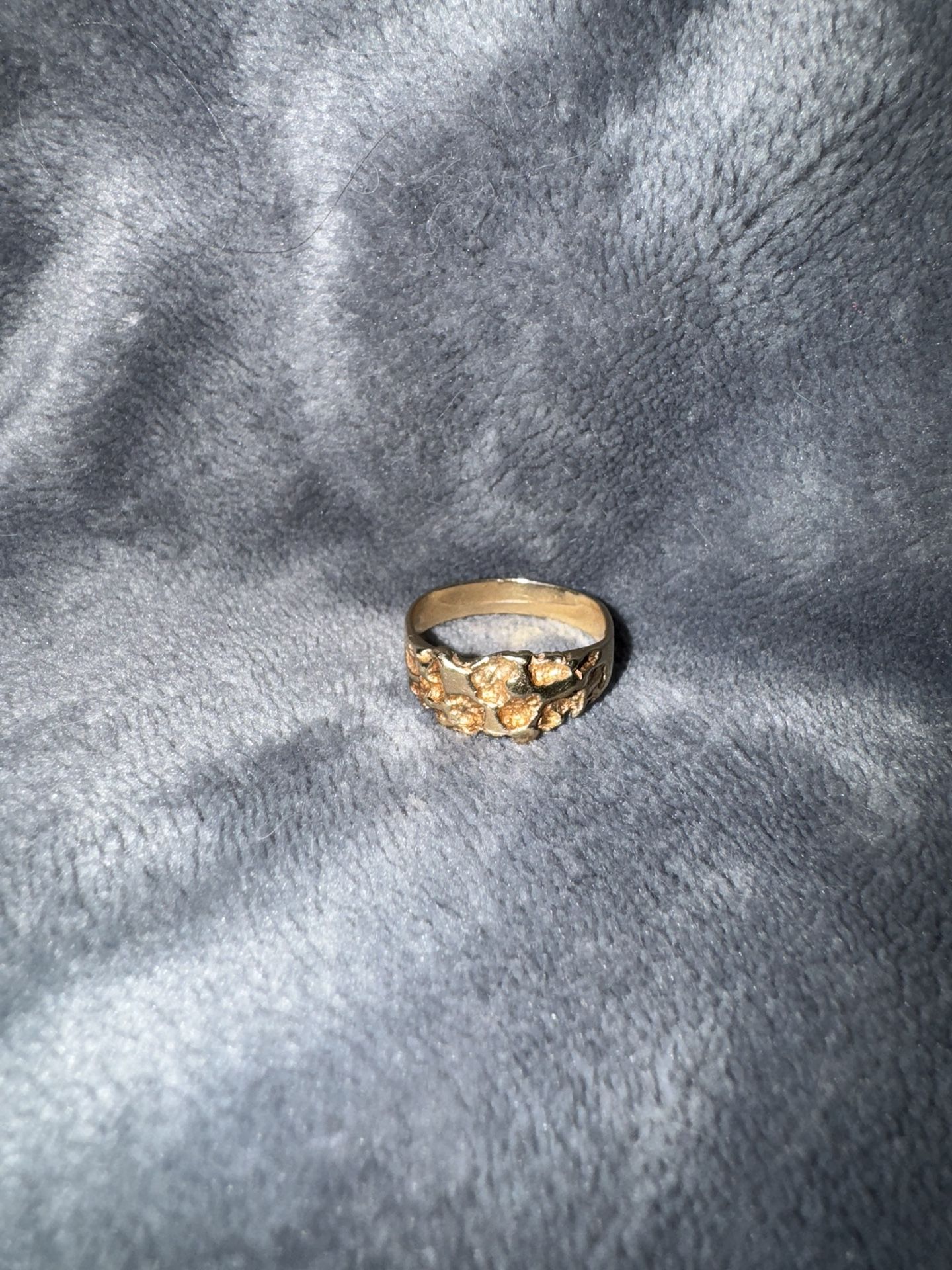 Gold Nugget Ring