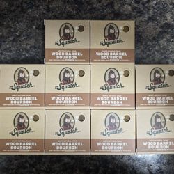 (PACK OF 10) Dr. Squatch Wood Barrel Bourbon Bar Soap 5 Oz Each