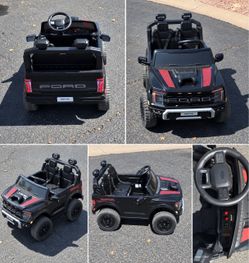 Kids Ford Raptor electric car