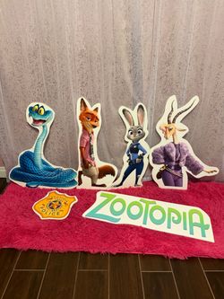 Zootopia Foam Cut Outs