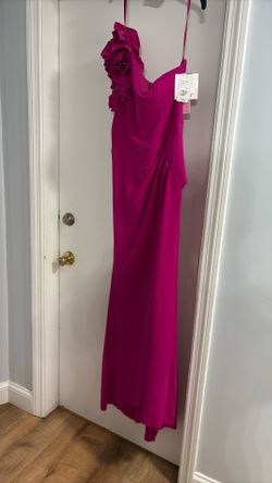 Hot Pink Gown Dress
