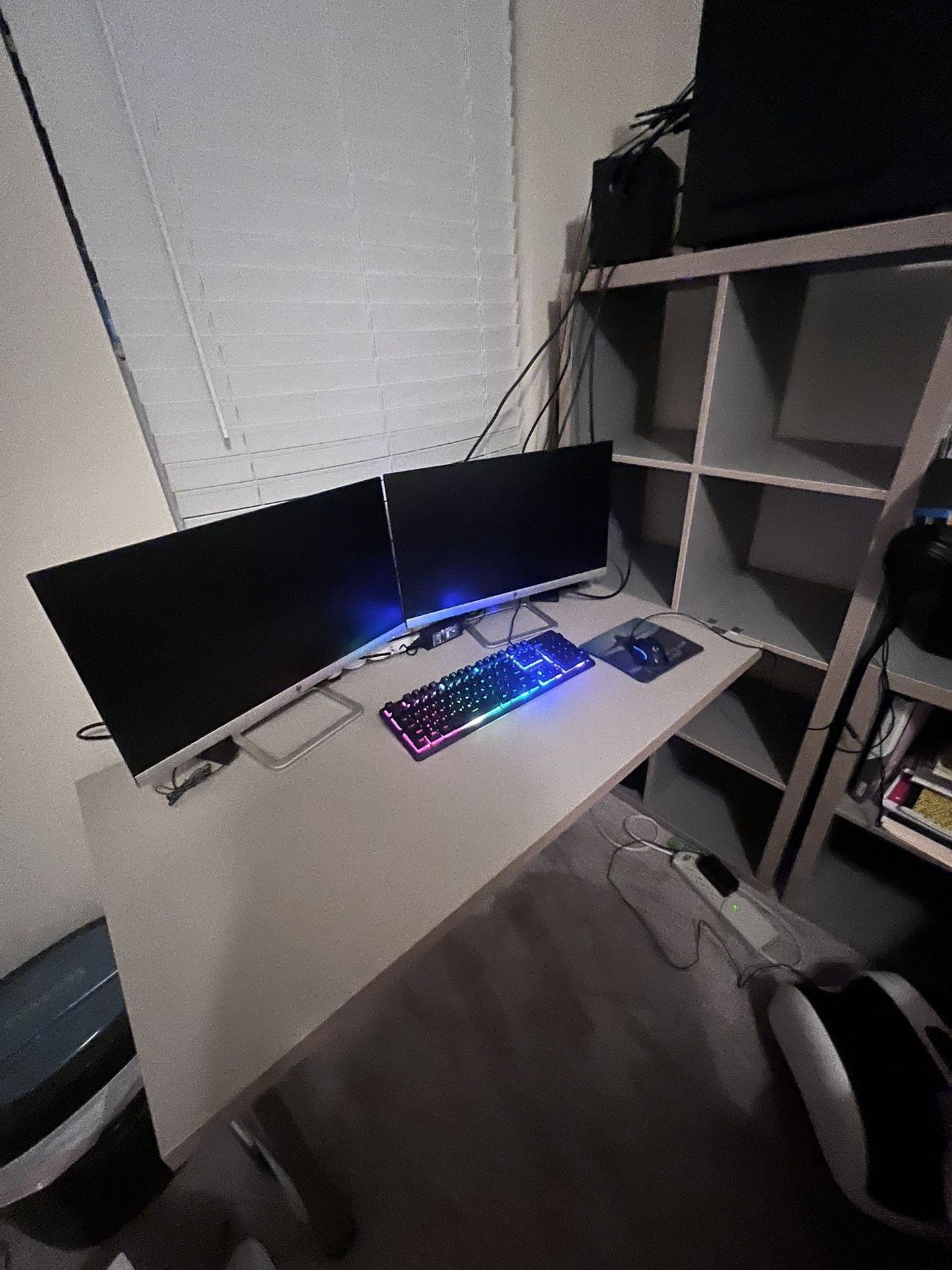 Bookcase Desk Combo