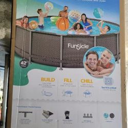 14'x42" Swimming Pool with Filter, Pump, Ladder. New In Box