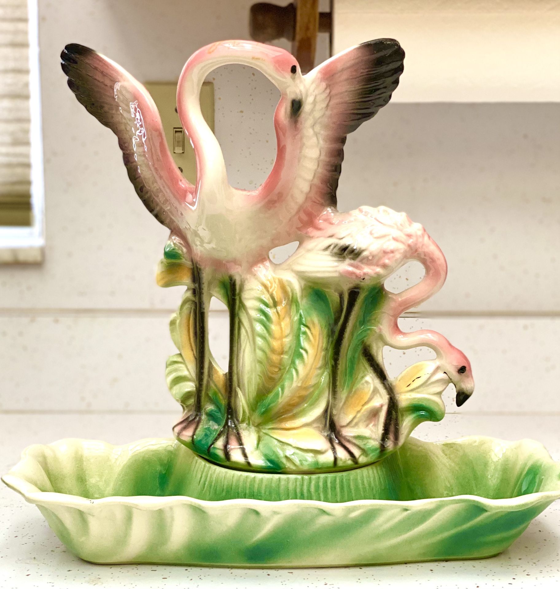 Rare, Vintage Lane And Co Van Nuys Flamingo TV Lamp