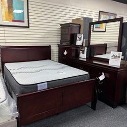 Full Or Queen Bedroom Set Available For Fast Delivery 