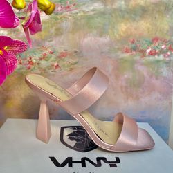 VHNY Satin Heels in Pink Size 7.5 