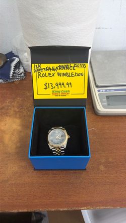 18K Rolex Wimbledon Datejust 41