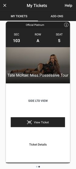 Tate McRae: Miss Possessive Tour