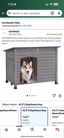 Dog House Never Used 