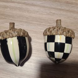 MacKenzie Childs Decorative Acorns Set