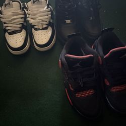 Black Af1 Bapes Lighting 4s