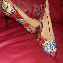 INC CONCEPTS RHINESTONE STATEMENT SHOES 