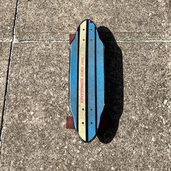 Kryptonics Mini Cutaway Cruiser 26” x 7” Sailor Complete Skateboard with Metal Trucks skate board skateboarding Kryptonic