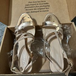 Beautiful Rose Gold Shoes