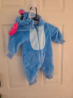 Stitch Baby Costume Fleece Onesie 3-6 m