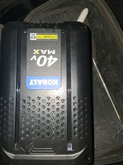 Kobalt 40 v max lithium ion  2.0 ah batt