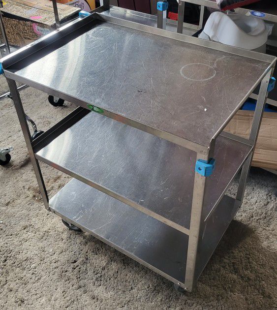 Stainless Steel Cart (Retails $265)