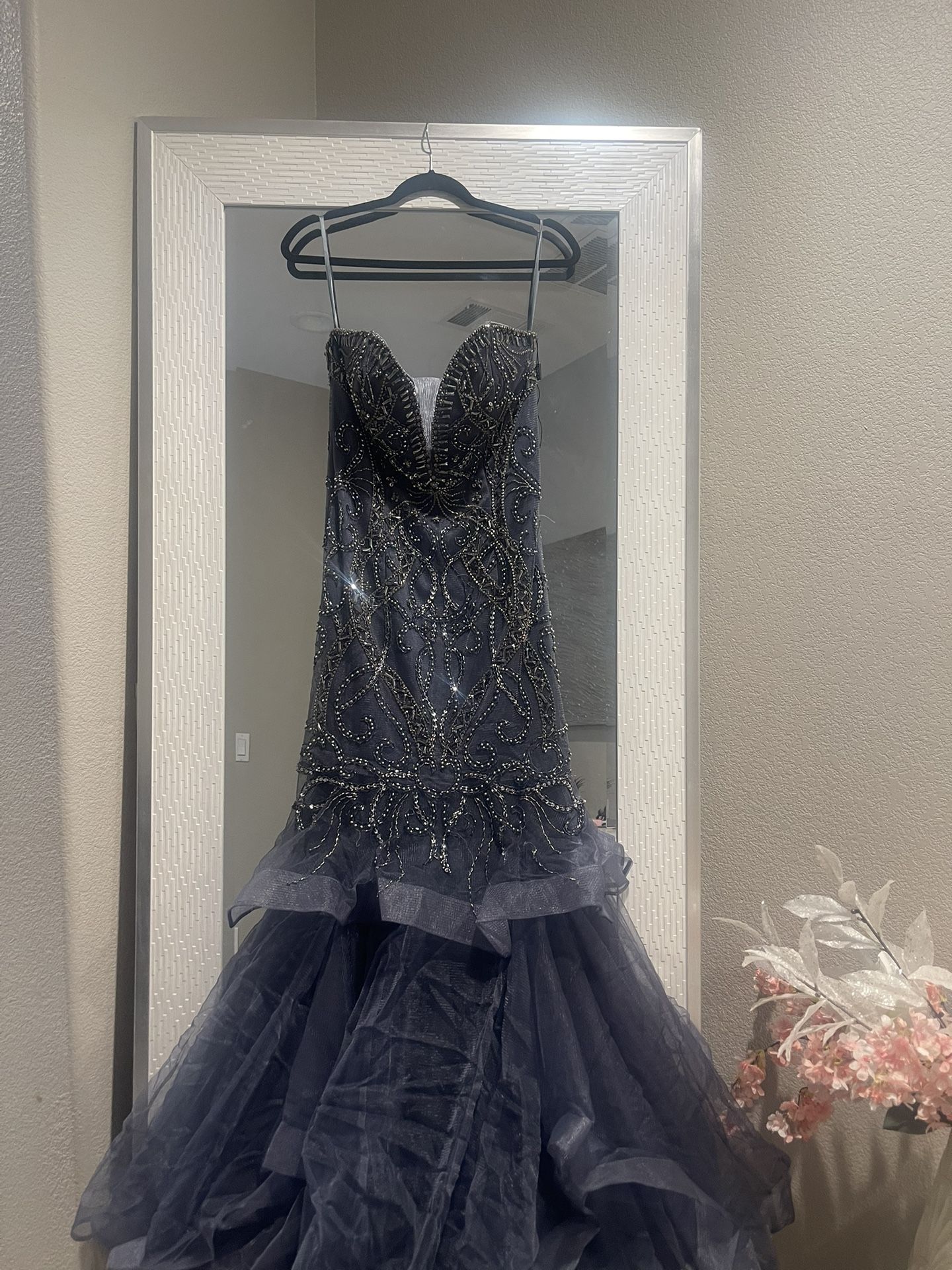 Party Dress Navy Blue