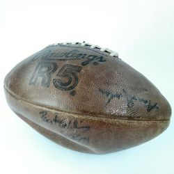 Signed Rawlings R5 Football Multiple Signatures