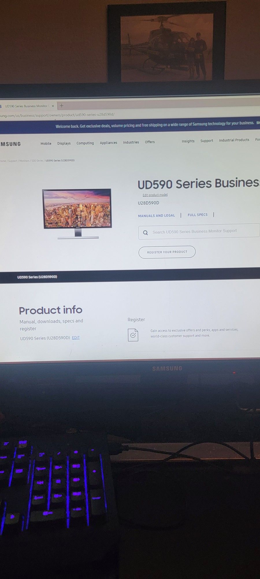 Samsung 28inch 4k Monitor