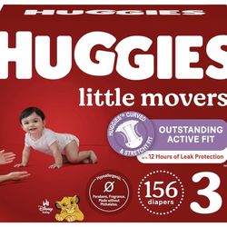 Huggies Size 3 Diapers, Size 3 (16-28 lbs)  156 Count 