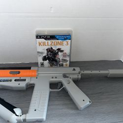 Sony PS3 Sharp Shooter Gun w/ Killzone 3 Game - Complete Bundle