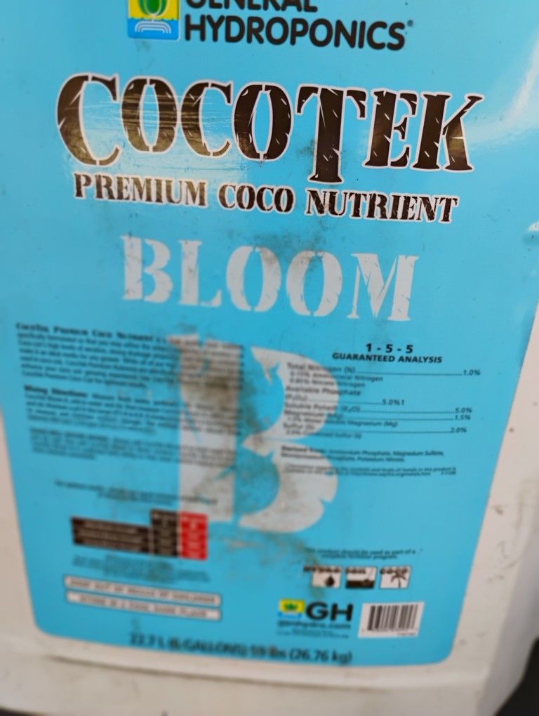 Coco Tek Bloom Nutrients 6 Gallon