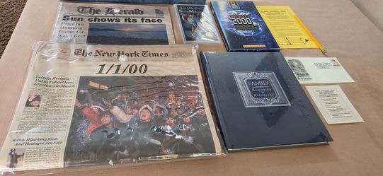 Memories & Sake 7 piece Millennium Memorabilla collection year 2000