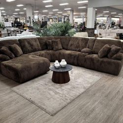 Top Tier Reclining Sectional Couch Set 🌟 Color Options ⭐$39 Down Payment with Financing ⭐ 90 Days same as cash