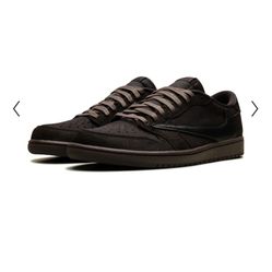 Travis Scott Velvet Brown Size 13 Air Jordan 1 Low OG SP Dark Mocha/Black-Velvet brown