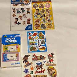 Stickers & Flashcars Bundle Boy Or Girl Toy